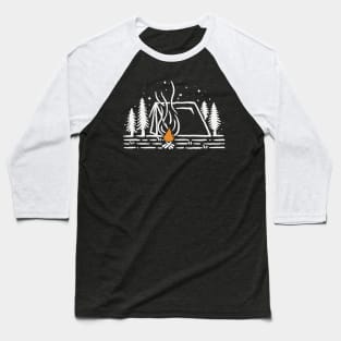 Tent Lines Baseball T-Shirt